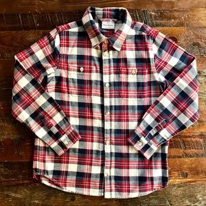 Hanna Andersson Plaid Flannel Shirt